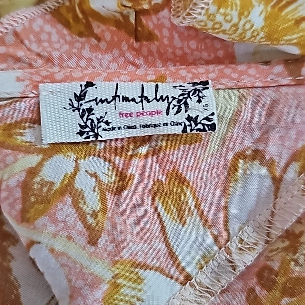 NWOT Free People Remind Me Floral Print Dress - Size XS